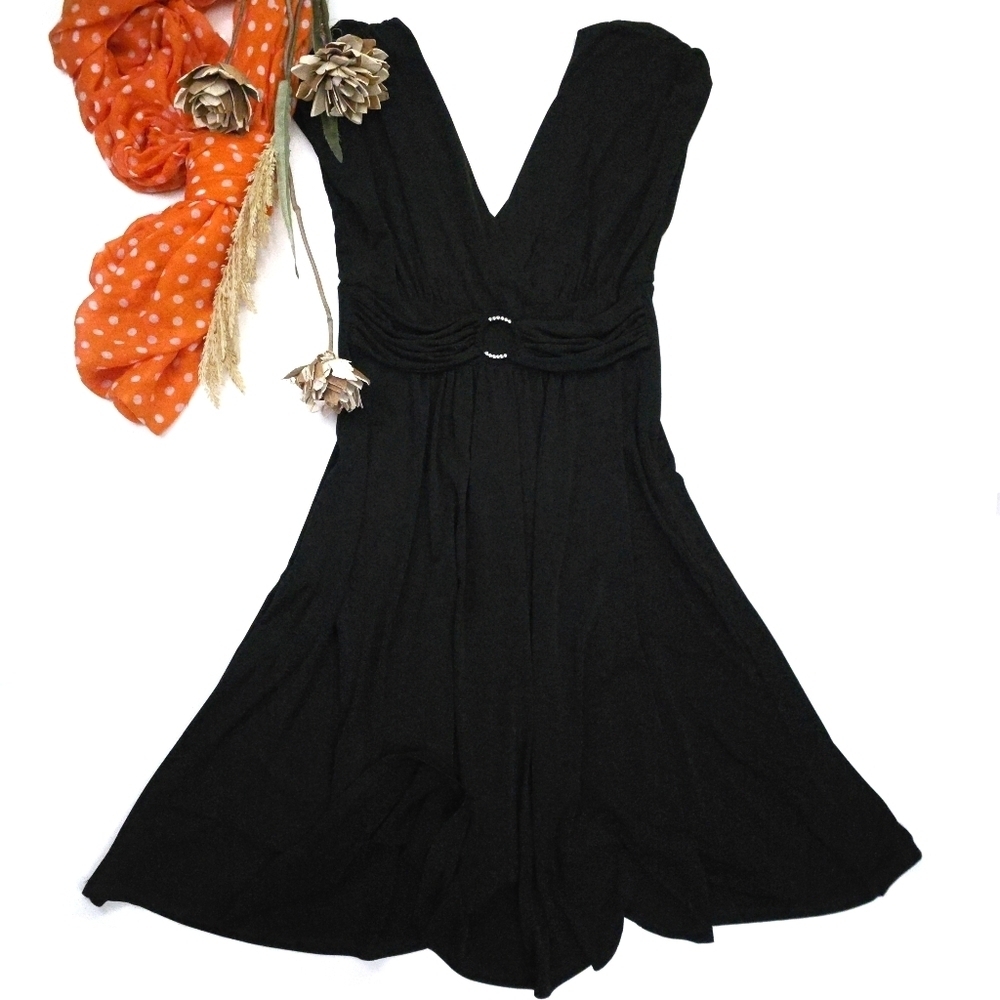 Roullette Elegant Black Women's Dress Sz M